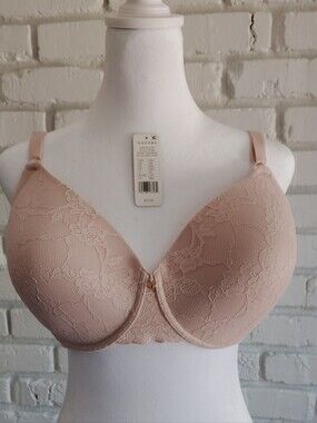 NWT Natori Bliss Allure Bra In Rose Beige, sz 36G (4D)